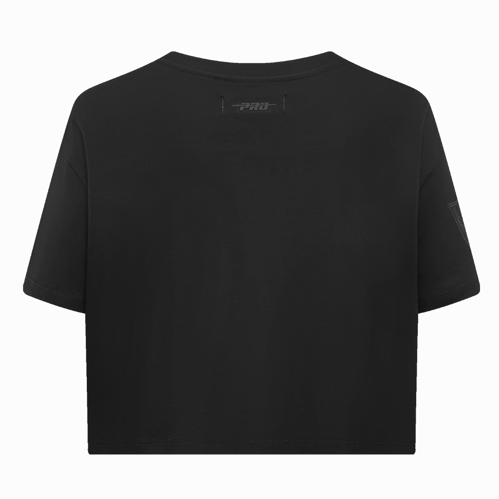 NFL LAS VEGAS RAIDERS NEUTRAL WOMEN'S BOXY TEE (BLACK)