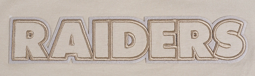 NFL LAS VEGAS RAIDERS NEUTRAL WOMEN'S BOXY TEE (TAUPE)