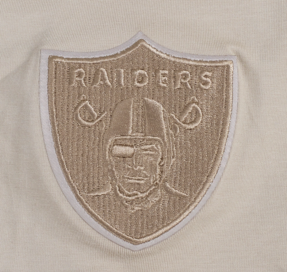 NFL LAS VEGAS RAIDERS NEUTRAL WOMEN'S BOXY TEE (TAUPE)