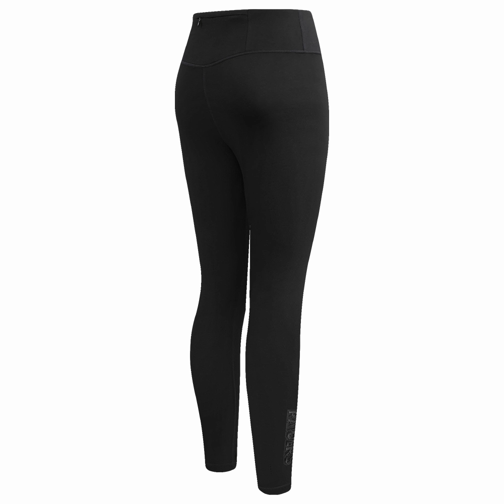 NFL LAS VEGAS RAIDERS NEUTRAL WOMEN'S JERSEY LEGGING (BLACK)