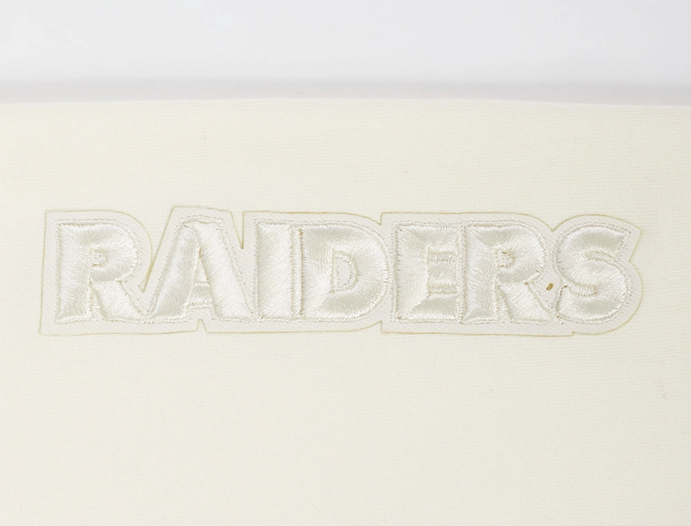 NFL LAS VEGAS RAIDERS NEUTRAL WOMEN'S JERSEY LEGGING (EGGSHELL)