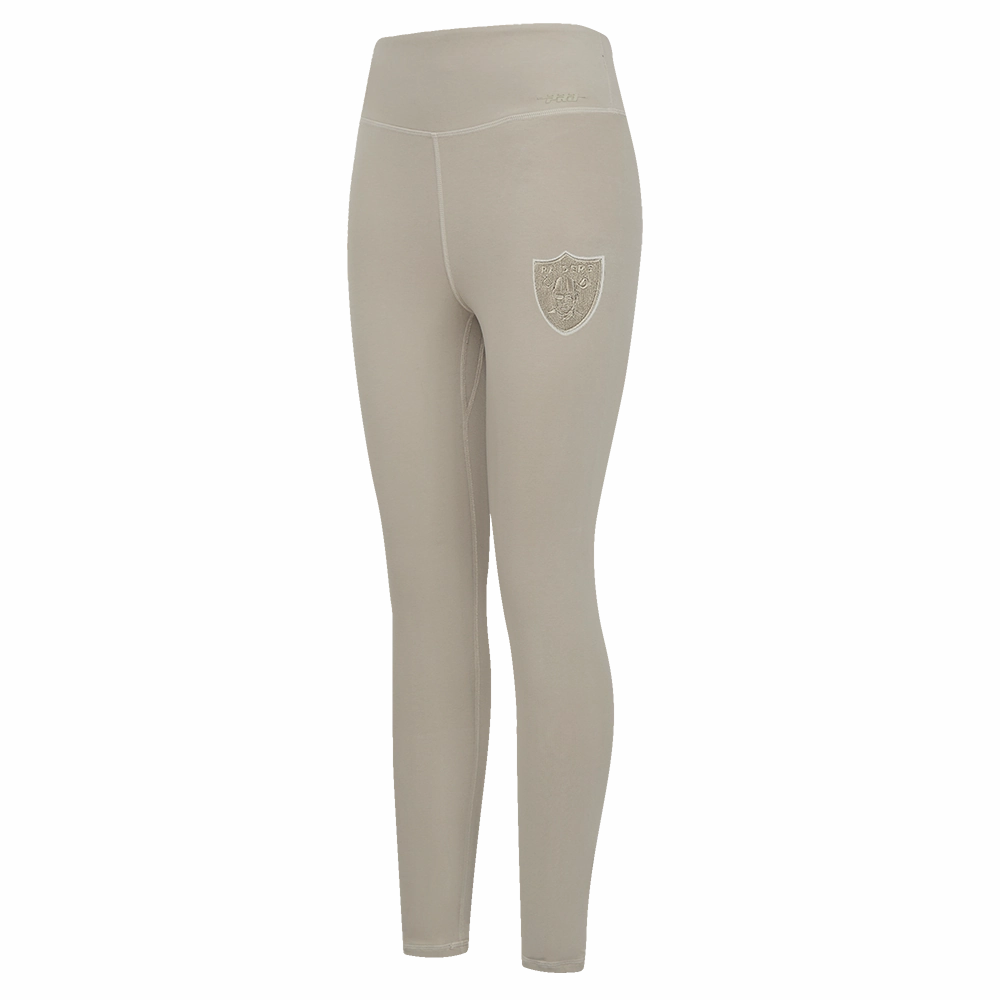 NFL LAS VEGAS RAIDERS NEUTRAL WOMEN'S JERSEY LEGGING (TAUPE)