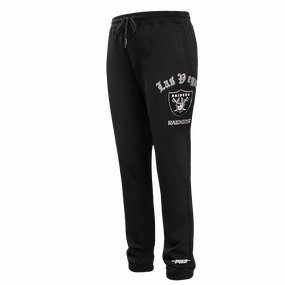 NFL LAS VEGAS RAIDERS OLD ENGLISH LOGO MEN'S SWEATPANT (BLACK)