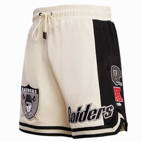 NFL LAS VEGAS RAIDERS RETRO CLASSIC MEN'S 2.0 SHORT (EGGSHELL/ BLACK)
