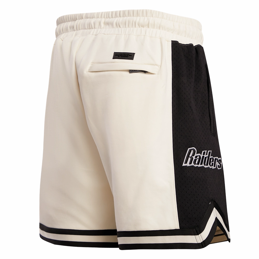 NFL LAS VEGAS RAIDERS RETRO CLASSIC MEN'S 2.0 SHORT (EGGSHELL/ BLACK)