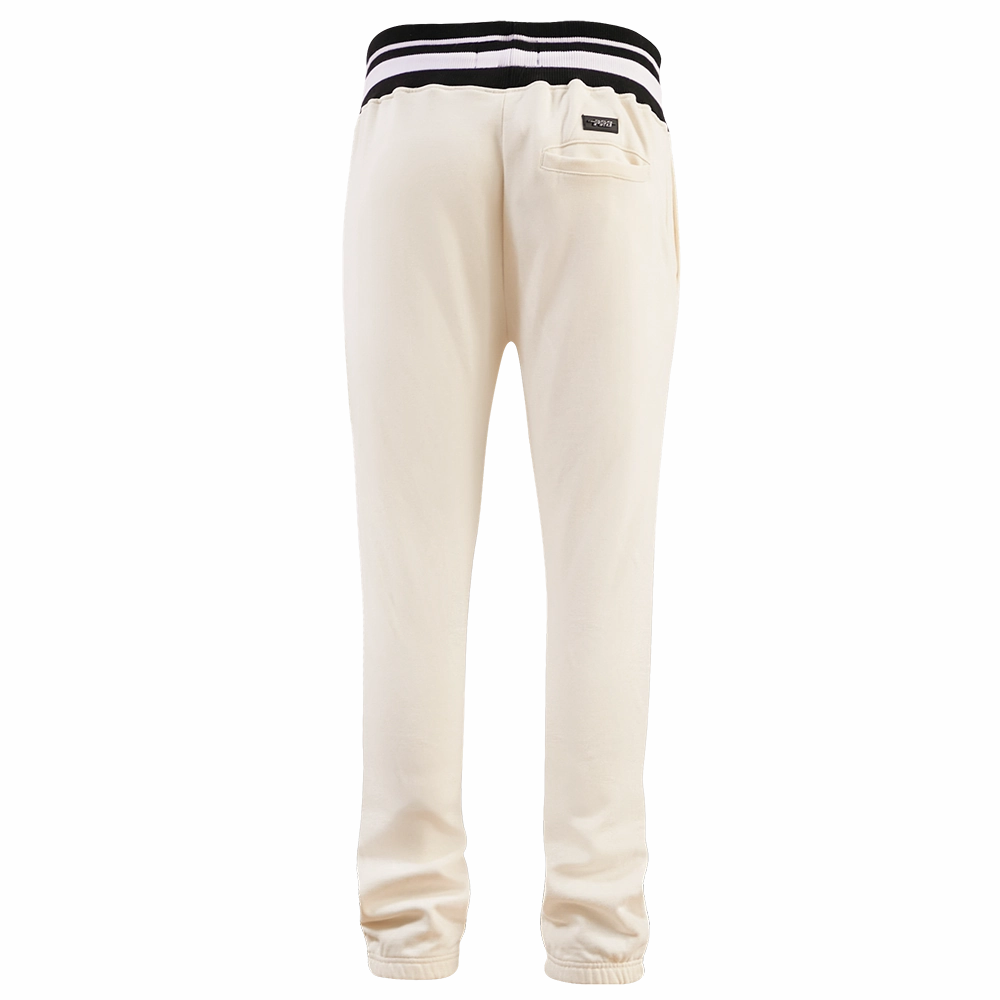 NFL LAS VEGAS RAIDERS RETRO CLASSIC MEN'S SWEATPANT (EGGSHELL/ BLACK)