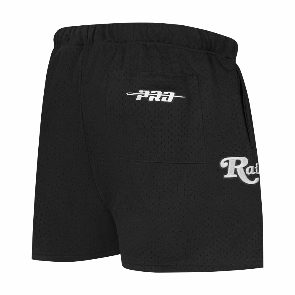 NFL LAS VEGAS RAIDERS SOUVENIR MEN'S MESH SHORT (BLACK)
