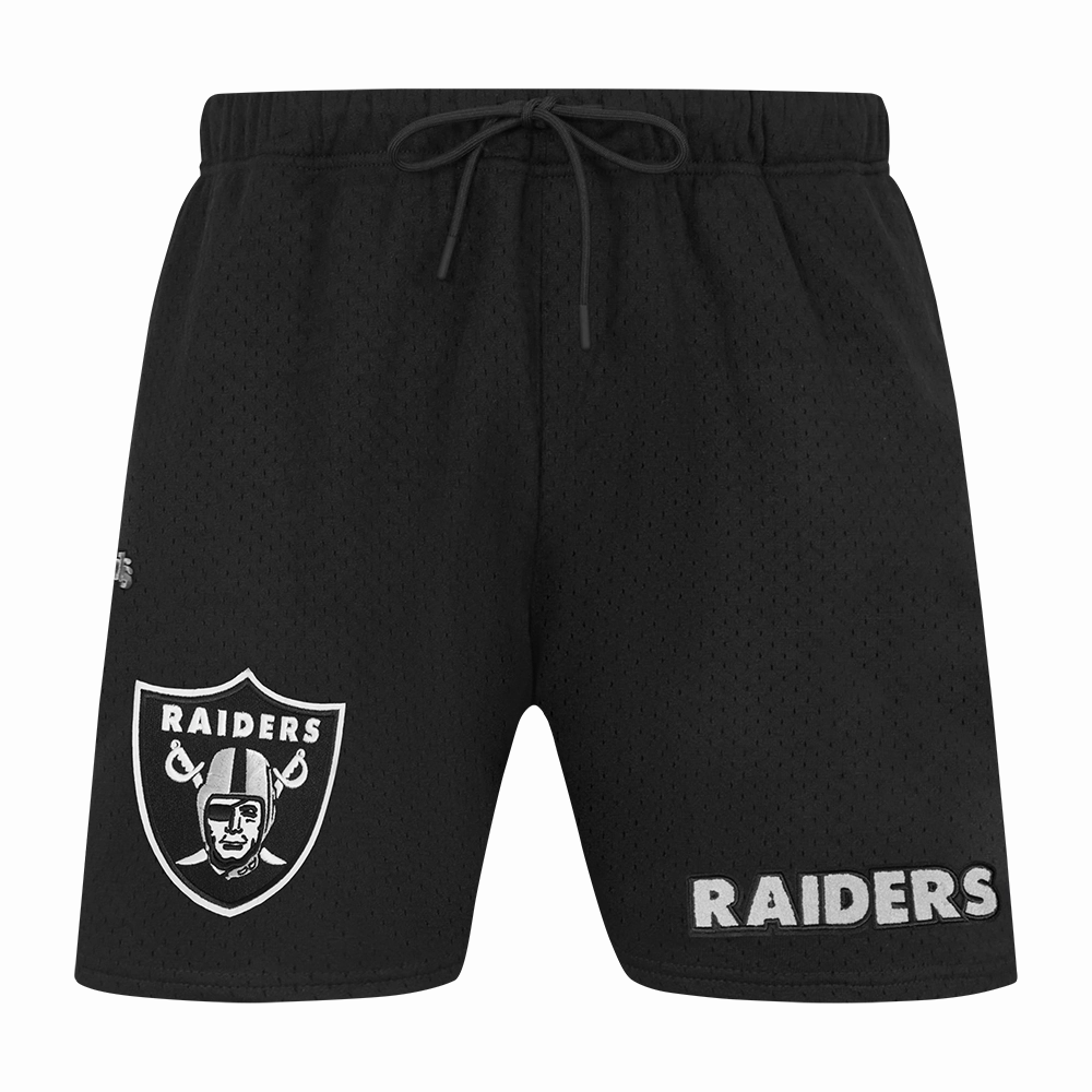 NFL LAS VEGAS RAIDERS SOUVENIR MEN'S MESH SHORT (BLACK)