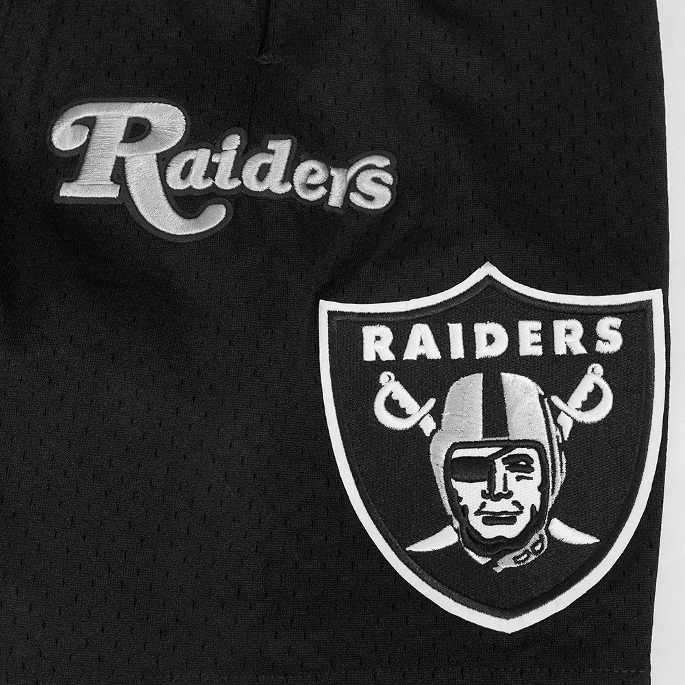 NFL LAS VEGAS RAIDERS SOUVENIR MEN'S MESH SHORT (BLACK)