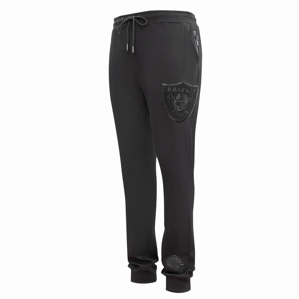 NFL LAS VEGAS RAIDERS TRIPLE BLACK MEN'S JOGGER (TRIPLE BLACK)