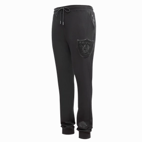 NFL LAS VEGAS RAIDERS TRIPLE BLACK MEN'S JOGGER (TRIPLE BLACK)