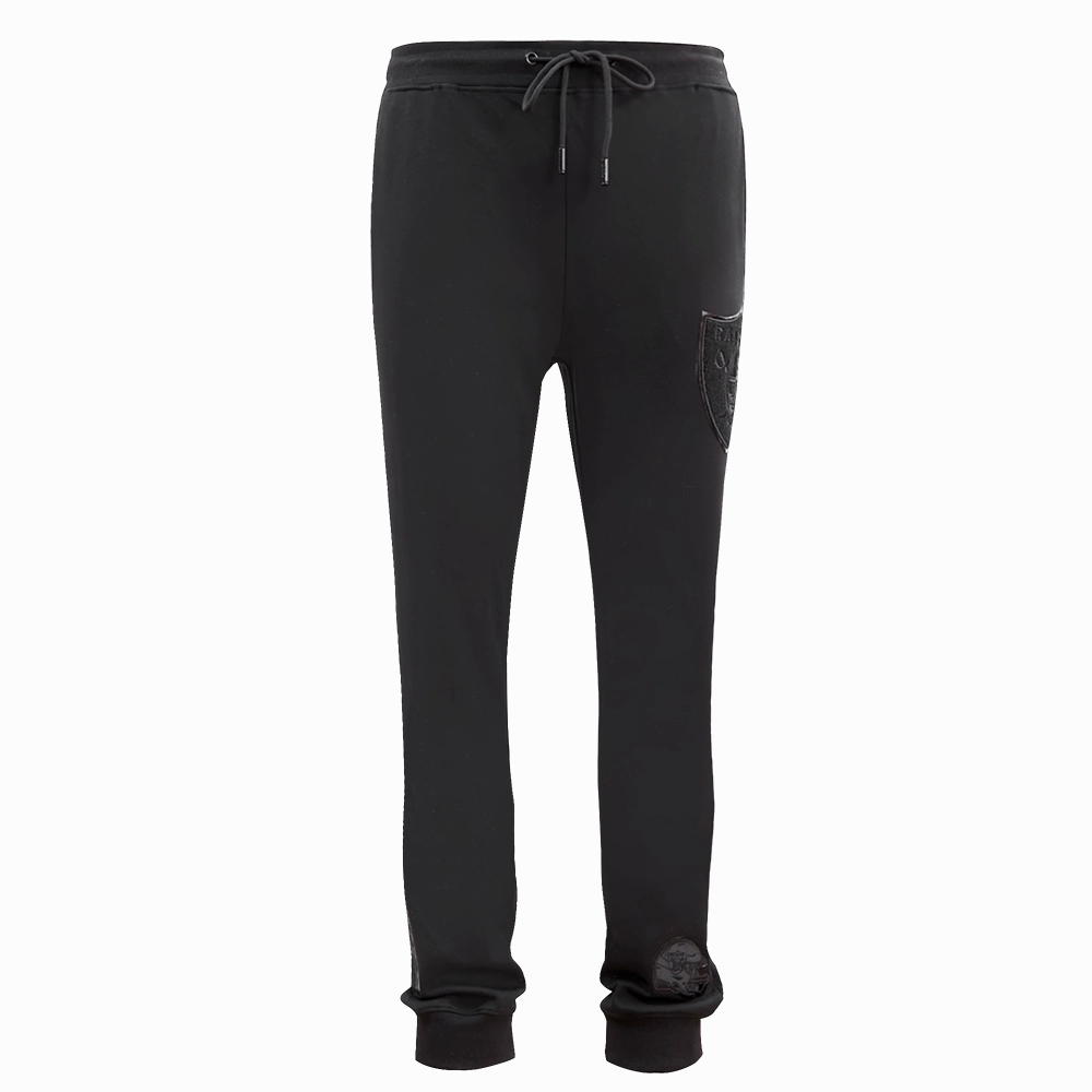 NFL LAS VEGAS RAIDERS TRIPLE BLACK MEN'S JOGGER (TRIPLE BLACK)