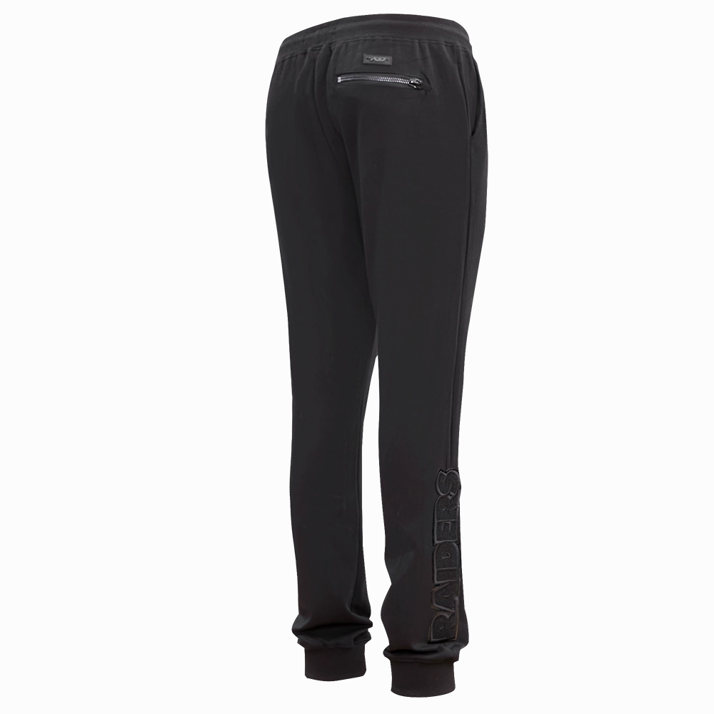 NFL LAS VEGAS RAIDERS TRIPLE BLACK MEN'S JOGGER (TRIPLE BLACK)