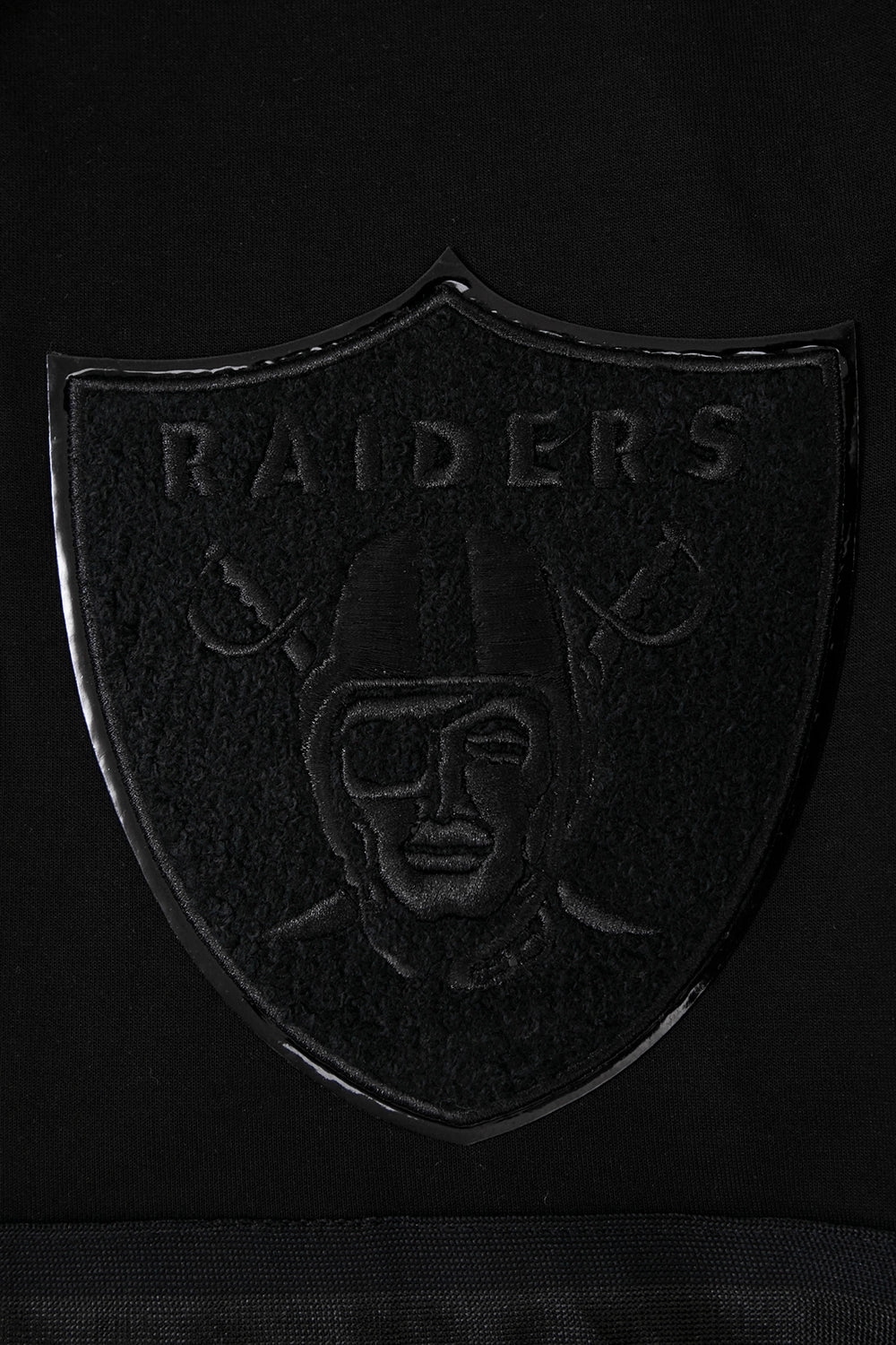 NFL LAS VEGAS RAIDERS TRIPLE BLACK MEN'S SHORT (BLACK)