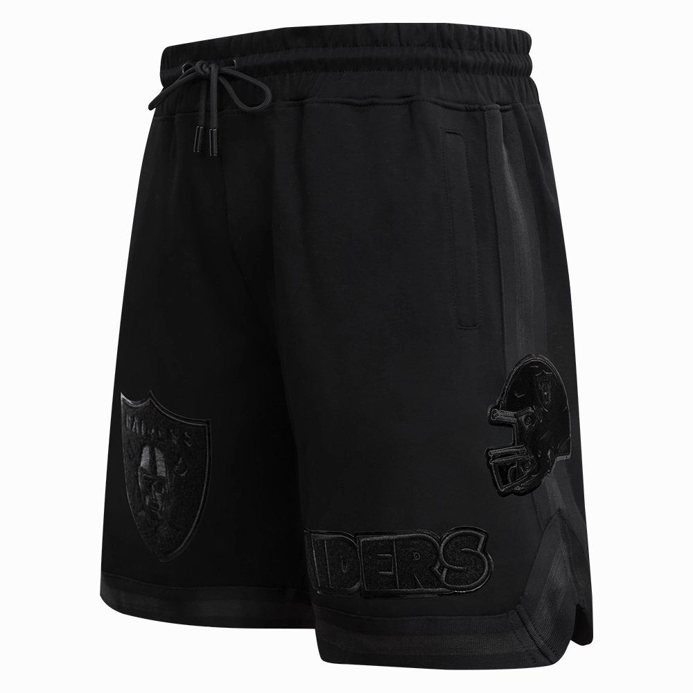 NFL LAS VEGAS RAIDERS TRIPLE BLACK MEN'S SHORT (BLACK)