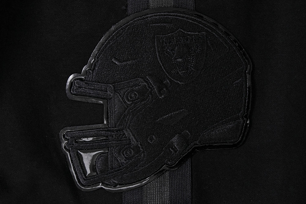 NFL LAS VEGAS RAIDERS TRIPLE BLACK MEN'S SHORT (BLACK)