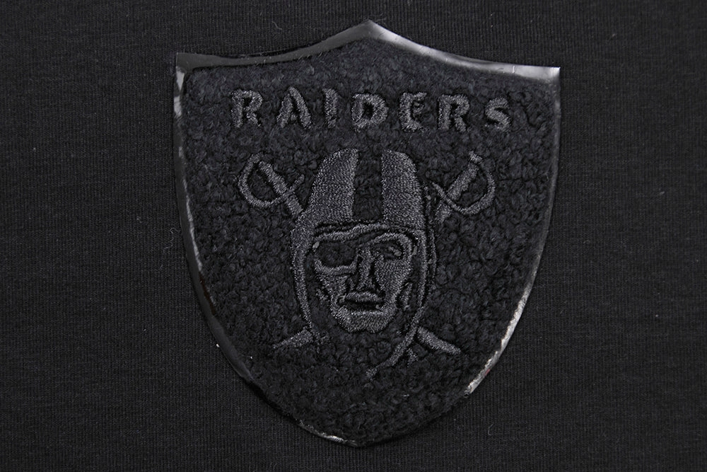 NFL LAS VEGAS RAIDERS TRIPLE BLACK WOMEN'S BOXY TEE (TRIPLE BLACK)