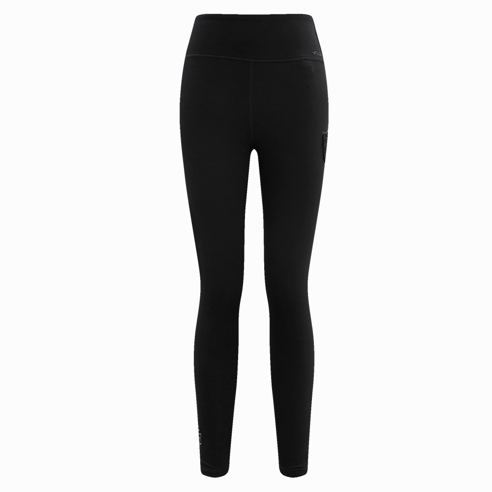 NFL LAS VEGAS RAIDERS TRIPLE BLACK WOMEN'S JERSEY LEGGING (TRIPLE BLACK WOMEN'S)