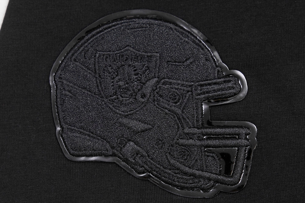 NFL LAS VEGAS RAIDERS TRIPLE BLACK WOMEN'S SLIM FIT TEE (TRIPLE BLACK)