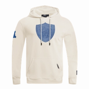 NFL LAS VEGAS RAIDERS VARSITY BLUES MEN'S PULLOVER HOODIE (LINEN)