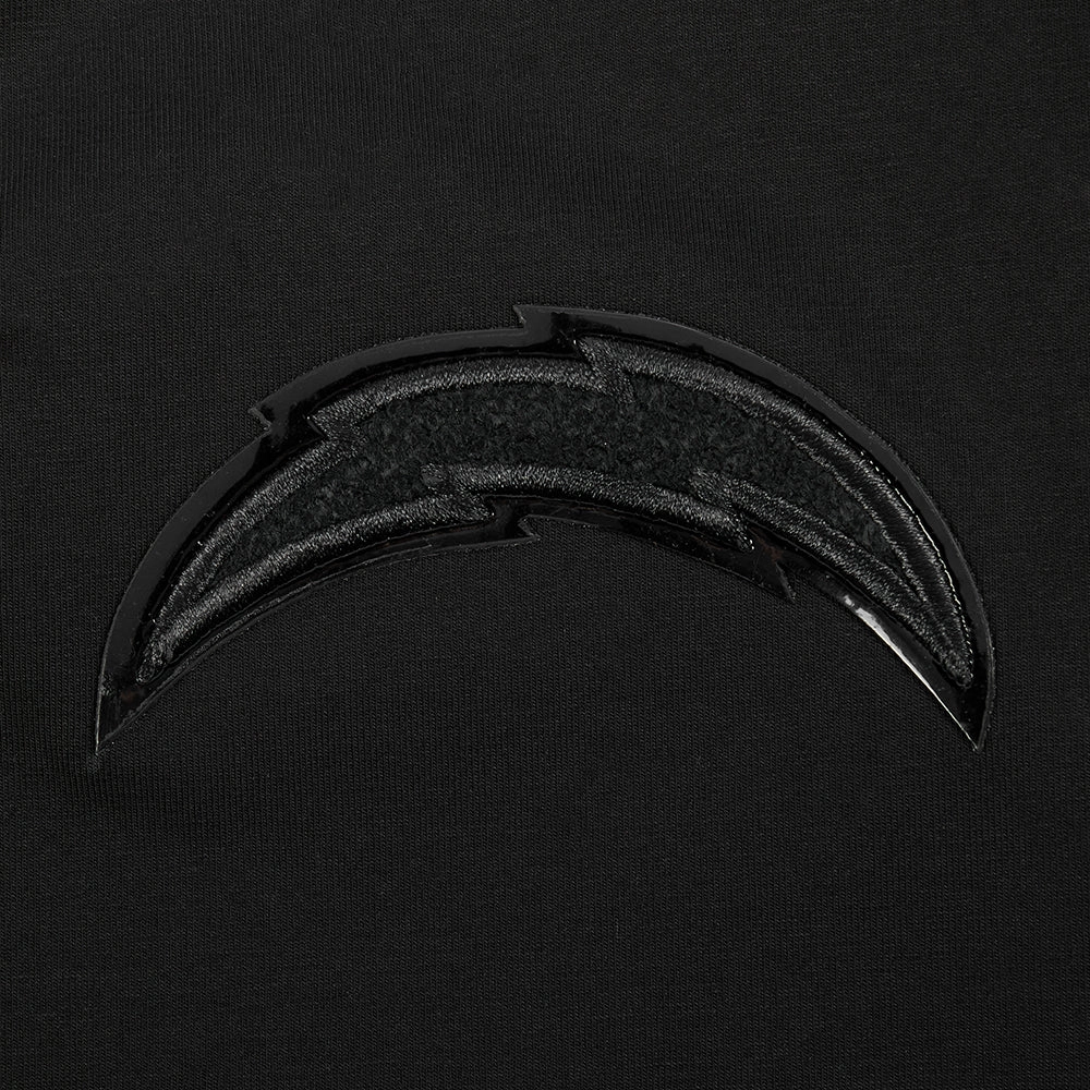 NFL LOS ANGELES CHARGERS TRIPLE BLACK WOMEN'S SJ BOXY TEE (TRIPLE BLACK WOMEN'S)