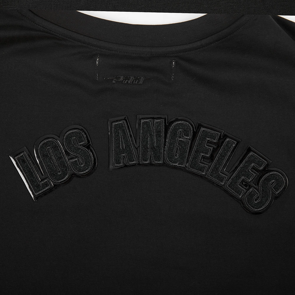 NFL LOS ANGELES CHARGERS TRIPLE BLACK WOMEN'S SJ BOXY TEE (TRIPLE BLACK WOMEN'S)