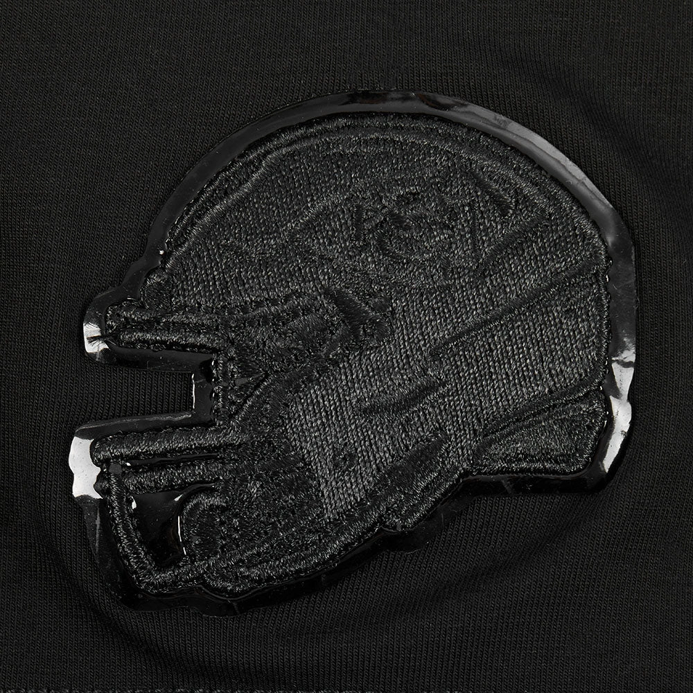 NFL LOS ANGELES CHARGERS TRIPLE BLACK WOMEN'S SJ BOXY TEE (TRIPLE BLACK WOMEN'S)