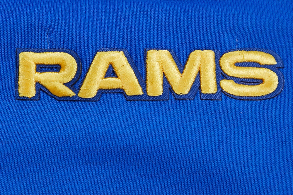 NFL LOS ANGELES RAMS CLASSIC WOMEN'S FLEECE CREWNECK (ROYAL BLUE)