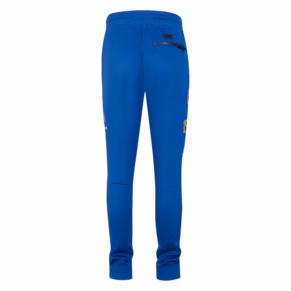 NFL LOS ANGELES RAMS FAST LANE DOUBLE KNIT MEN'S TRACK PANT (ROYAL BLUE)