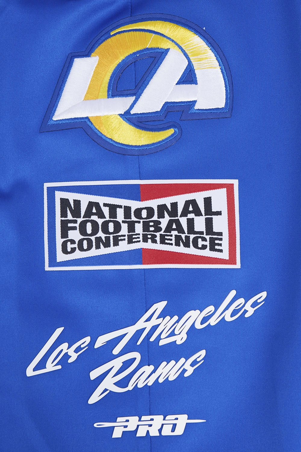 NFL LOS ANGELES RAMS FAST LANE DOUBLE KNIT MEN'S TRACK PANT (ROYAL BLUE)