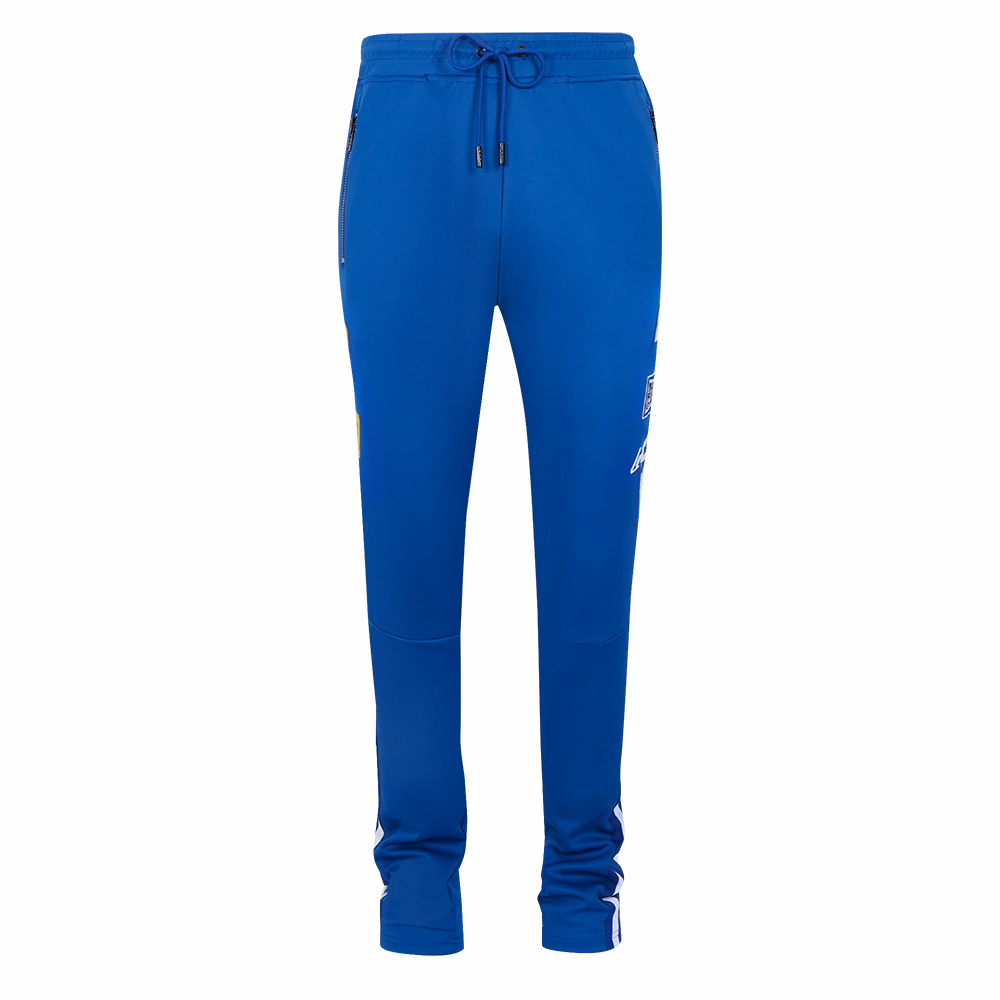 NFL LOS ANGELES RAMS FAST LANE DOUBLE KNIT MEN'S TRACK PANT (ROYAL BLUE)
