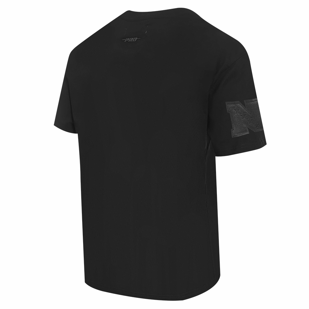 NFL LOS ANGELES RAMS NEUTRAL MEN'S COTTON JERSEY DROP SHOULDER TEE (BLACK)