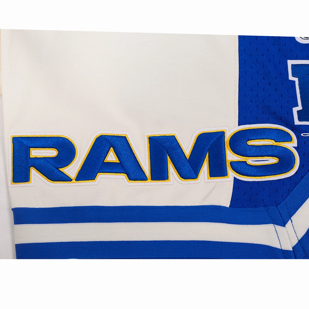NFL LOS ANGELES RAMS RETRO CLASSIC MEN'S 2.0 SHORT (EGGSHELL/ ROYAL BLUE)