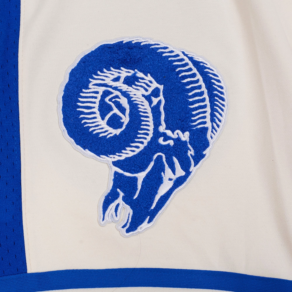 NFL LOS ANGELES RAMS RETRO CLASSIC MEN'S 2.0 SHORT (EGGSHELL/ ROYAL BLUE)