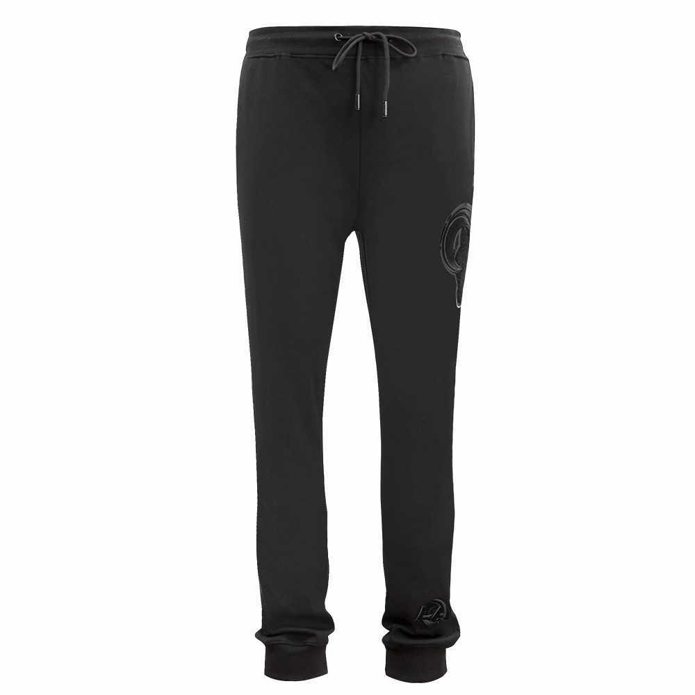 NFL LOS ANGELES RAMS TRIPLE BLACK LOGO MEN'S JOGGER (TRIPLE BLACK)