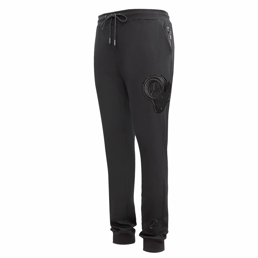 NFL LOS ANGELES RAMS TRIPLE BLACK LOGO MEN'S JOGGER (TRIPLE BLACK)