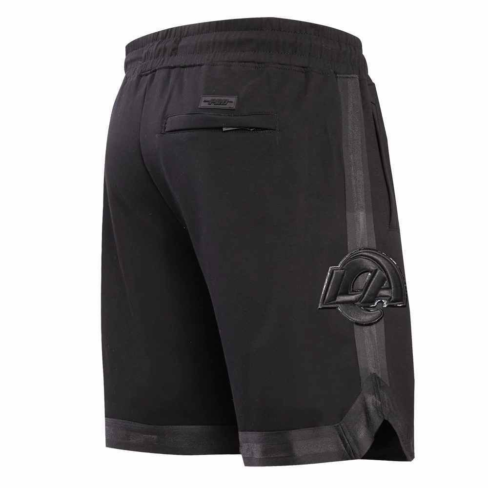 NFL LOS ANGELES RAMS TRIPLE BLACK MEN'S SHORT (TRIPLE BLACK)