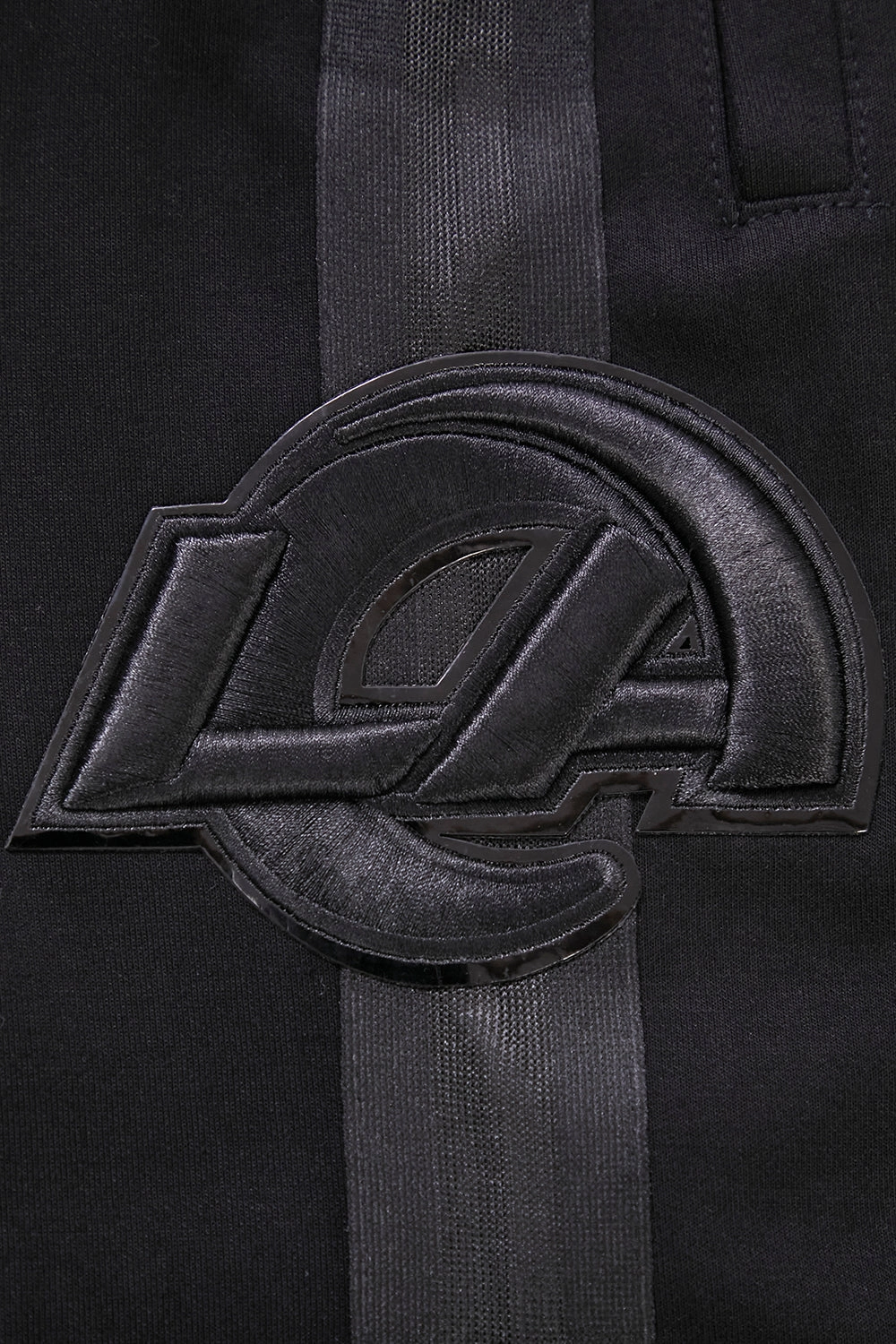 NFL LOS ANGELES RAMS TRIPLE BLACK MEN'S SHORT (TRIPLE BLACK)