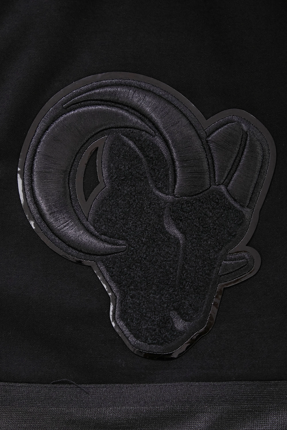 NFL LOS ANGELES RAMS TRIPLE BLACK MEN'S SHORT (TRIPLE BLACK)
