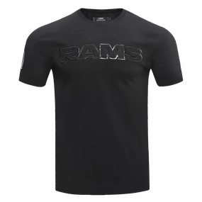 NFL LOS ANGELES RAMS TRIPLE BLACK MEN'S TEE (TRIPLE BLACK)
