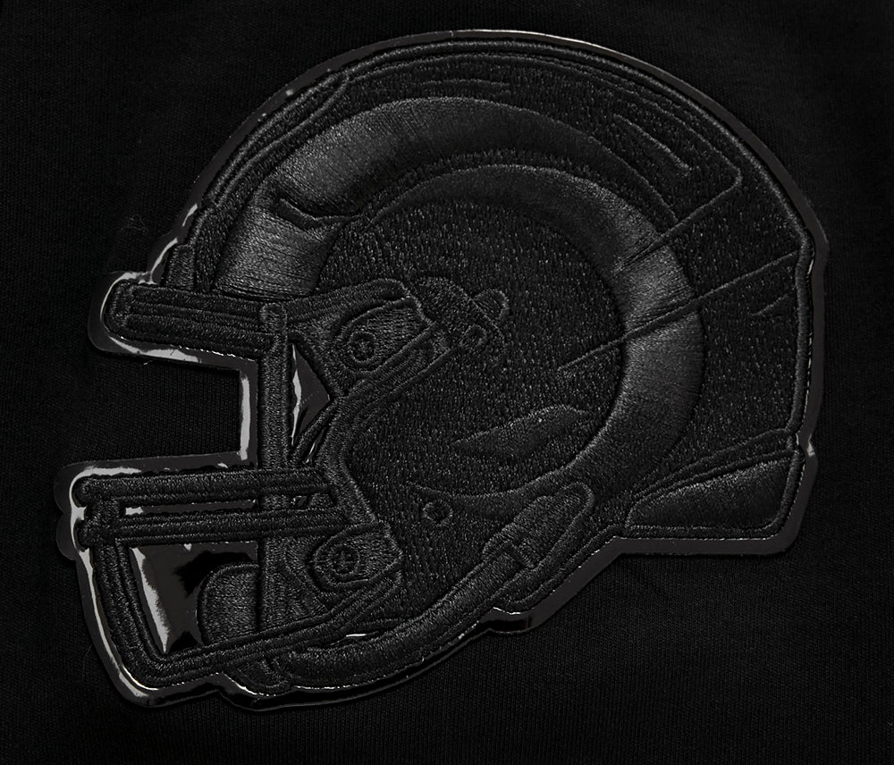 NFL LOS ANGELES RAMS TRIPLE BLACK MEN'S TEE (TRIPLE BLACK)
