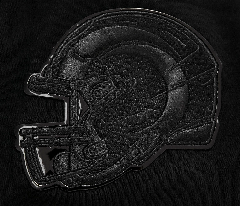 NFL LOS ANGELES RAMS TRIPLE BLACK MEN'S TEE (TRIPLE BLACK)