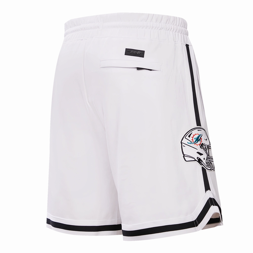 NFL MIAMI DOLPHINS CLASSIC CHENILLE MEN'S SHORT (WHITE)