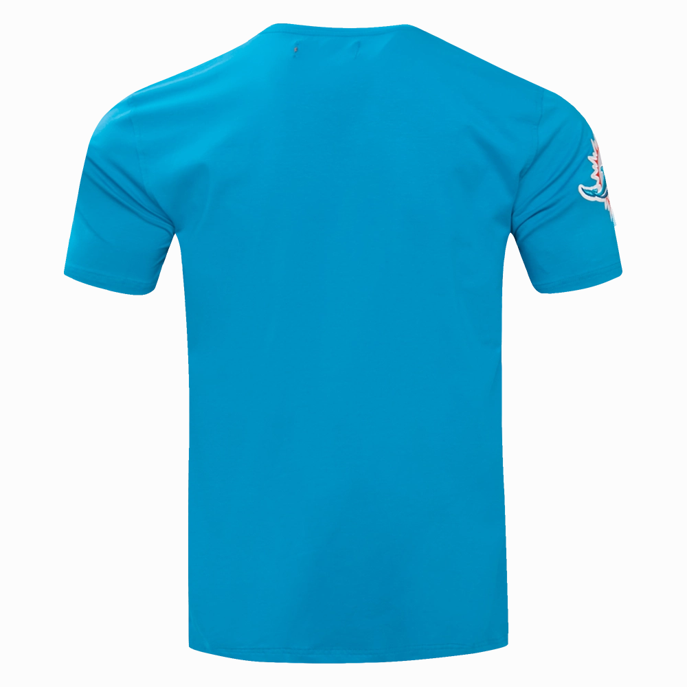 NFL MIAMI DOLPHINS CLASSIC CHENILLE MEN'S TEE (TEAL)