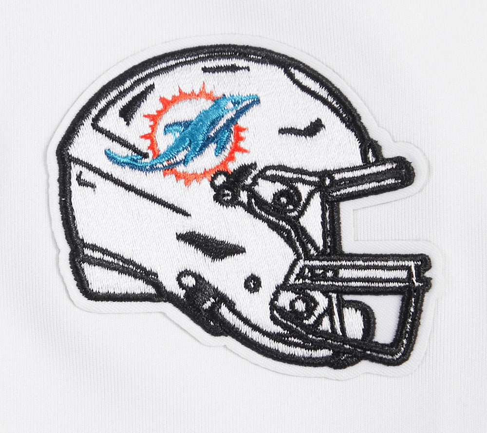 NFL MIAMI DOLPHINS CLASSIC MEN'S DK TRACK PANT (WHITE)