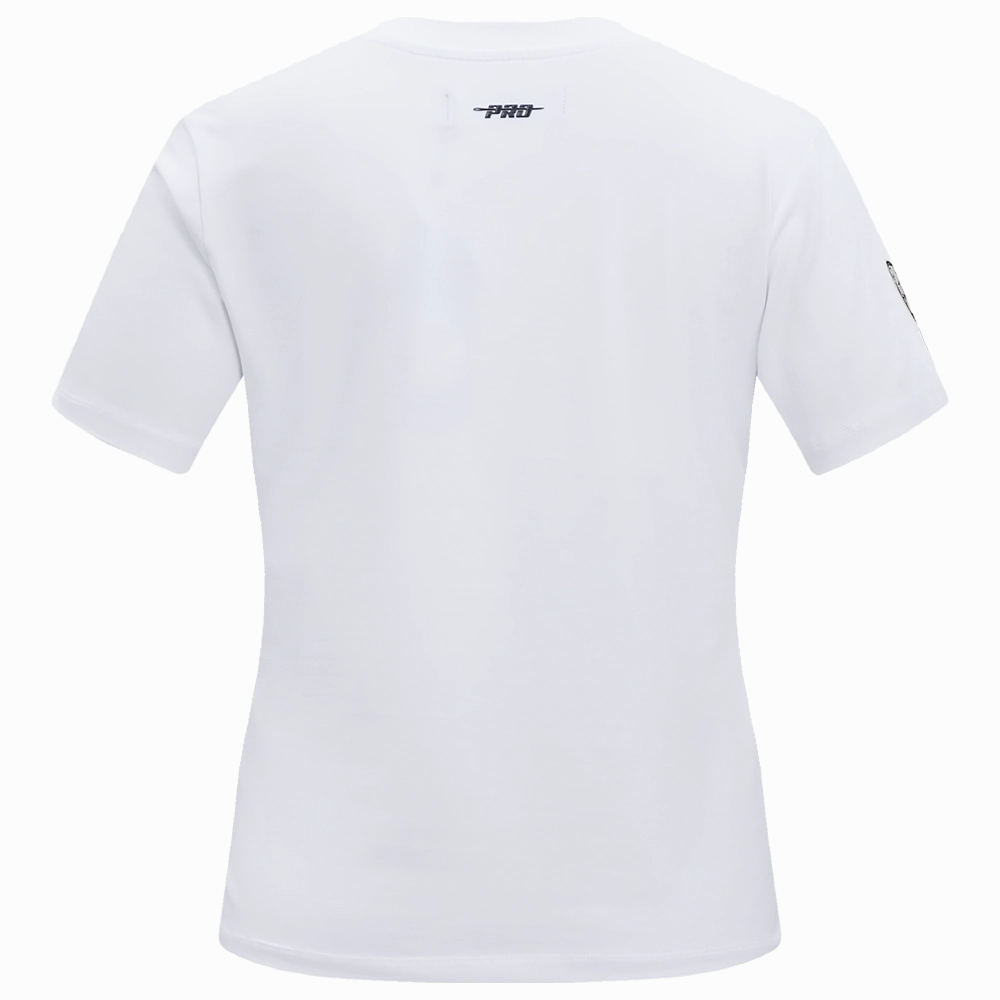 NFL MIAMI DOLPHINS CLASSIC SHORT SLEEVE WOMEN'S SLIM FIT TEE (WHITE)
