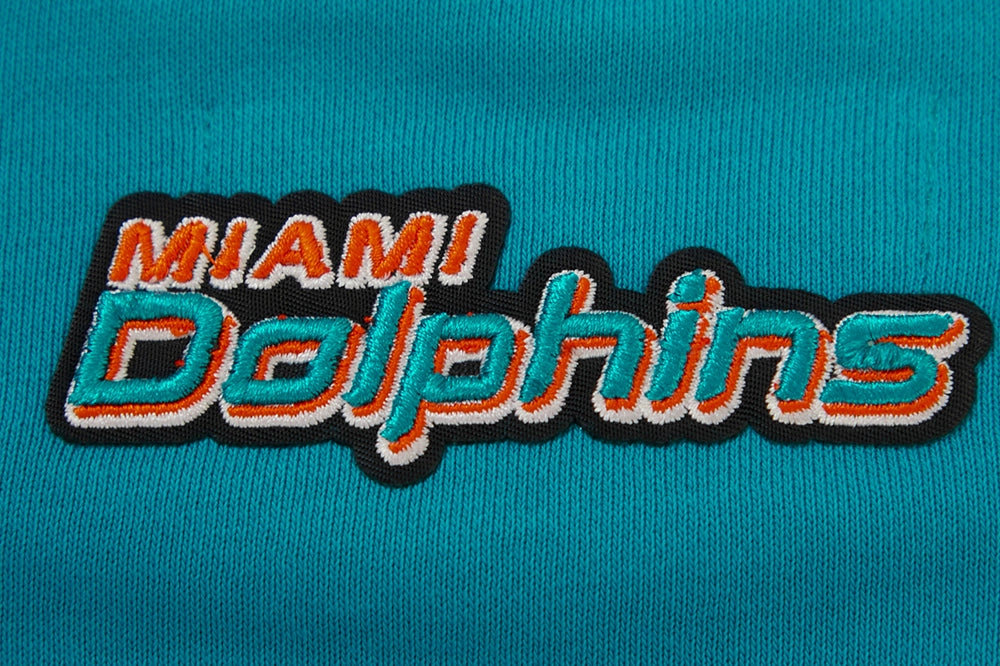 NFL MIAMI DOLPHINS CLASSIC WOMEN'S CREWNECK (TEAL)