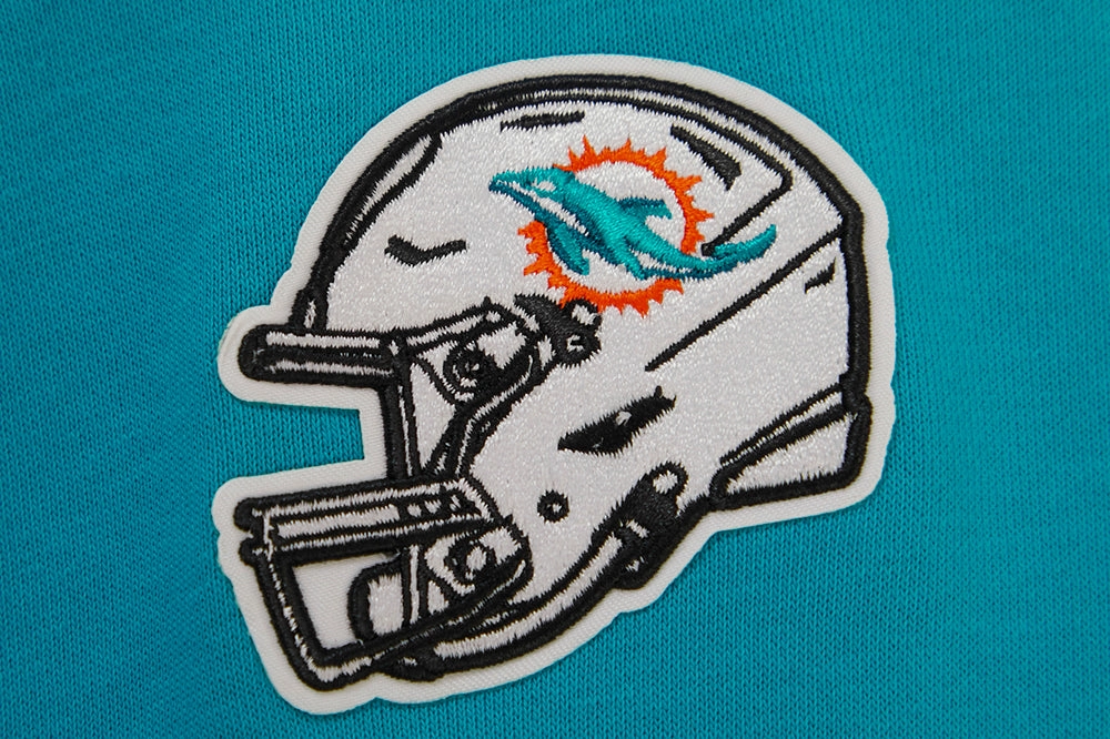 NFL MIAMI DOLPHINS CLASSIC WOMEN'S CREWNECK (TEAL)