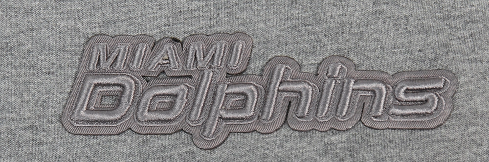NFL MIAMI DOLPHINS NEUTRAL MEN'S DROP SHOULDER TEE (DARK HEATHER GRAY)