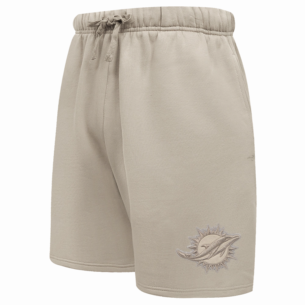 NFL MIAMI DOLPHINS NEUTRAL MEN'S FLC SHORT (TAUPE)